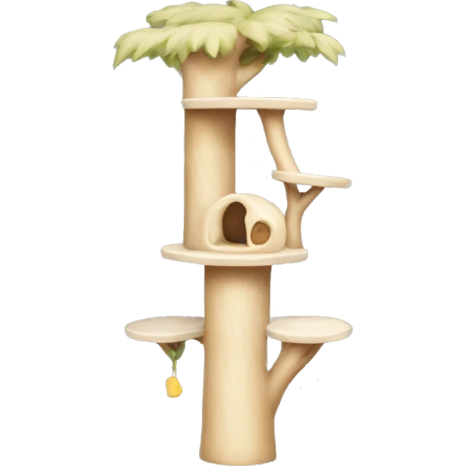 Cat tree tower emoji