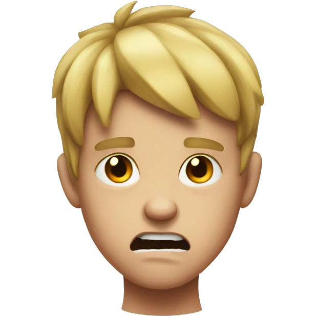 Angry kid emoji