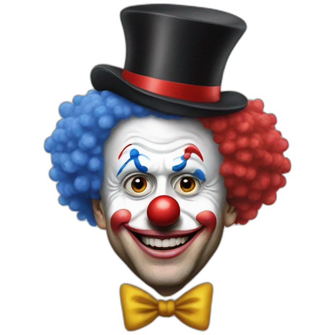 Emmanuel macron as clown emoji