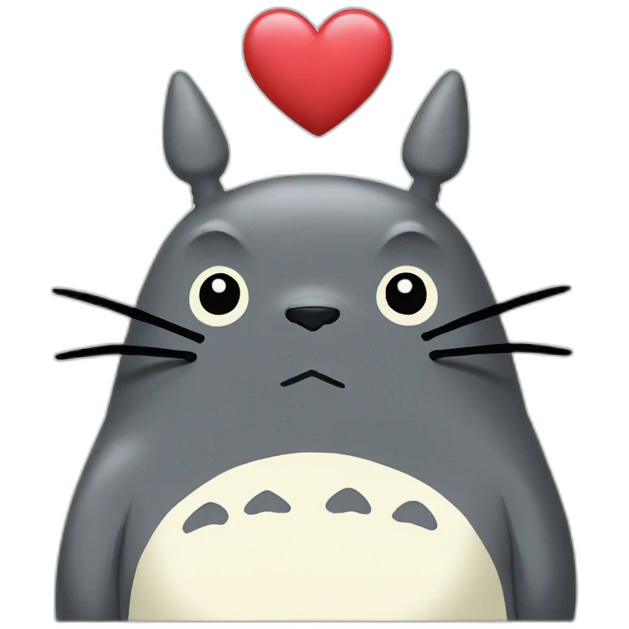 Totoro-heart emoji