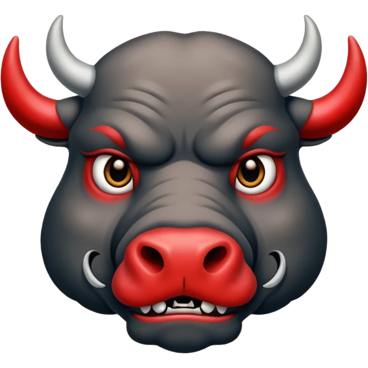 tattooed-scary-looking-bulls-with-heavy-face-tattoes emoji