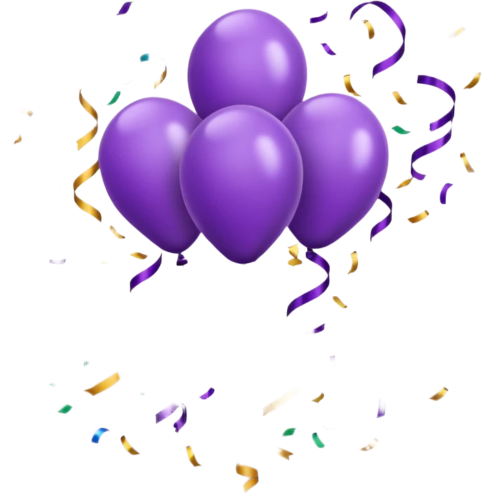 party decoretion purple   emoji