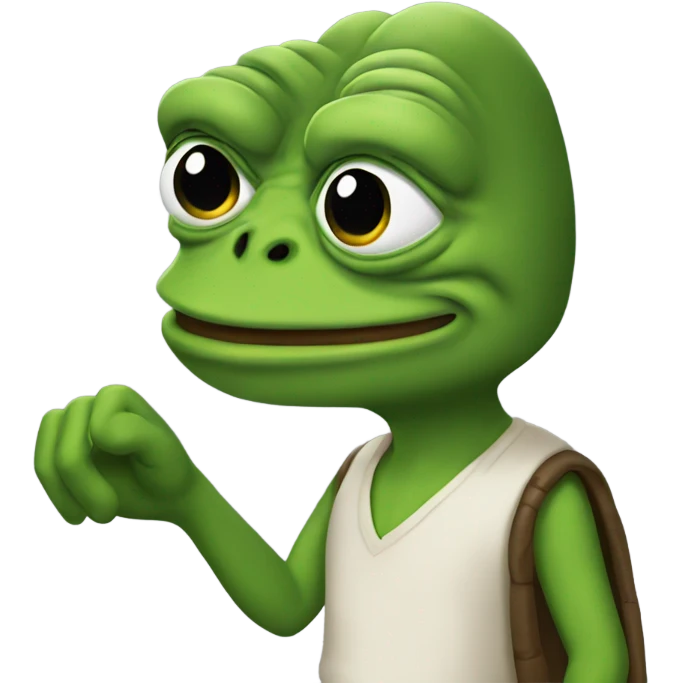 pepe the protector of the internet emoji