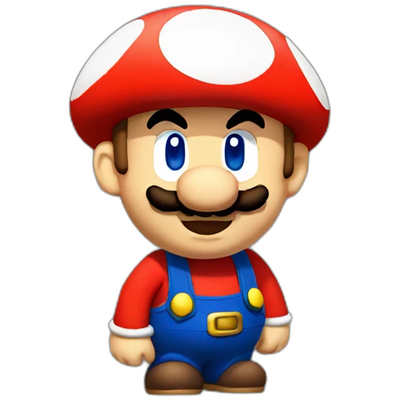 mario on mushrooms emoji