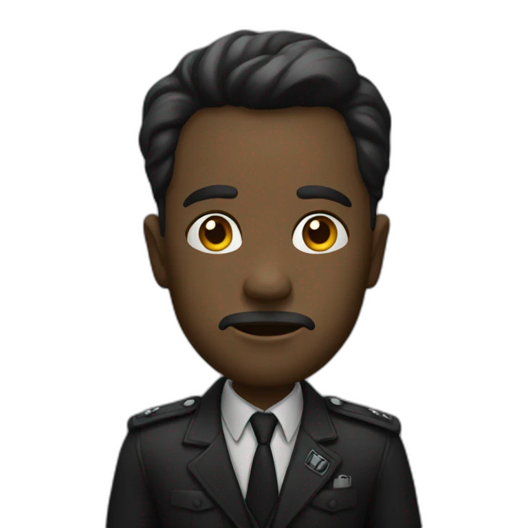 Un noir emoji