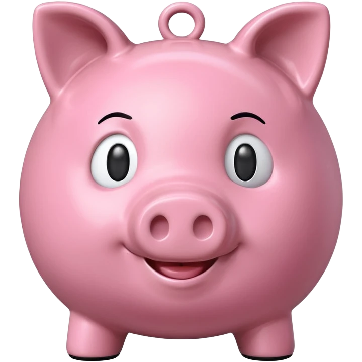 piggy bank with a human figure symbol emoji