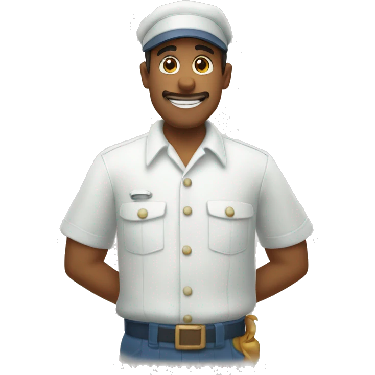 The milkman from That's not my neighbor emoji