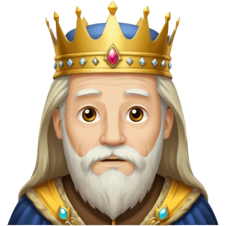 Make it based off a king make it based off the king , but make it an old man emoji