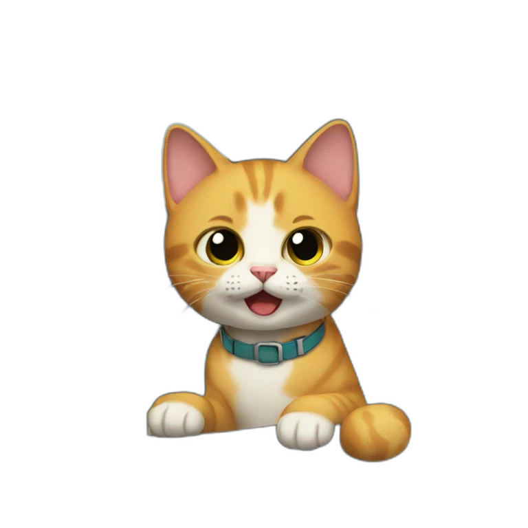 Car cat emoji