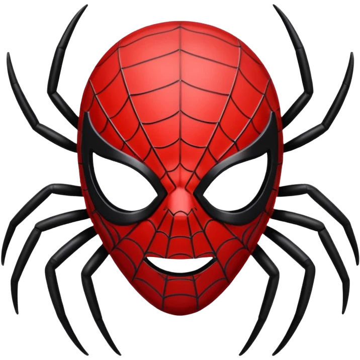 Spider mask  emoji emoji