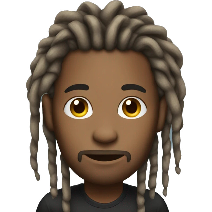 man with dreads emoji