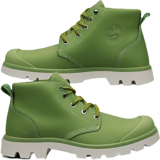 Original Palladium pampa Mens low Boot Green emoji