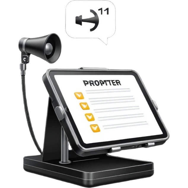 voice prompter emoji