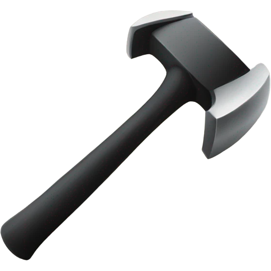 black block hammer emoji