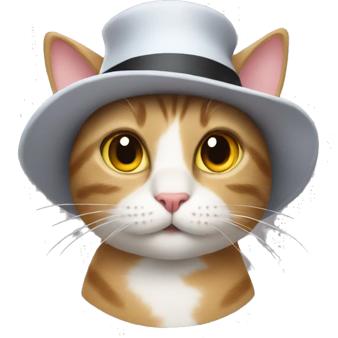 Cat in a hat  emoji