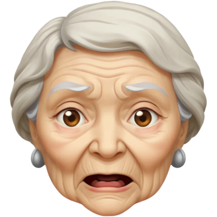 old lady head slap emoji
