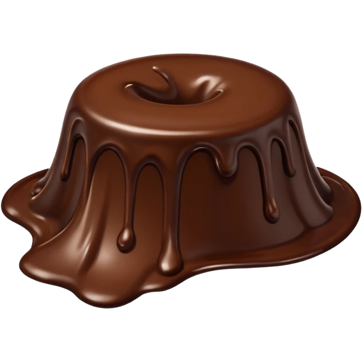  melted chocolate emoji