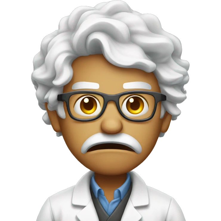 Angry scientist  emoji