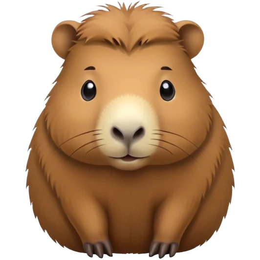 Una capibara emoji