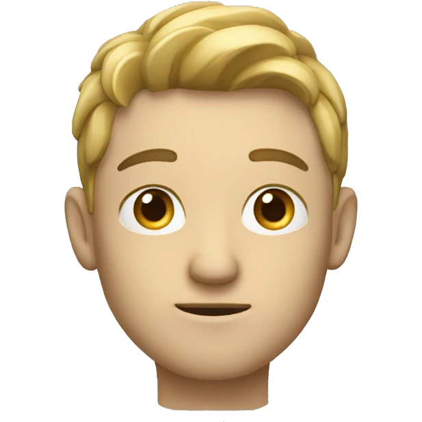 clever man thinking emoji
