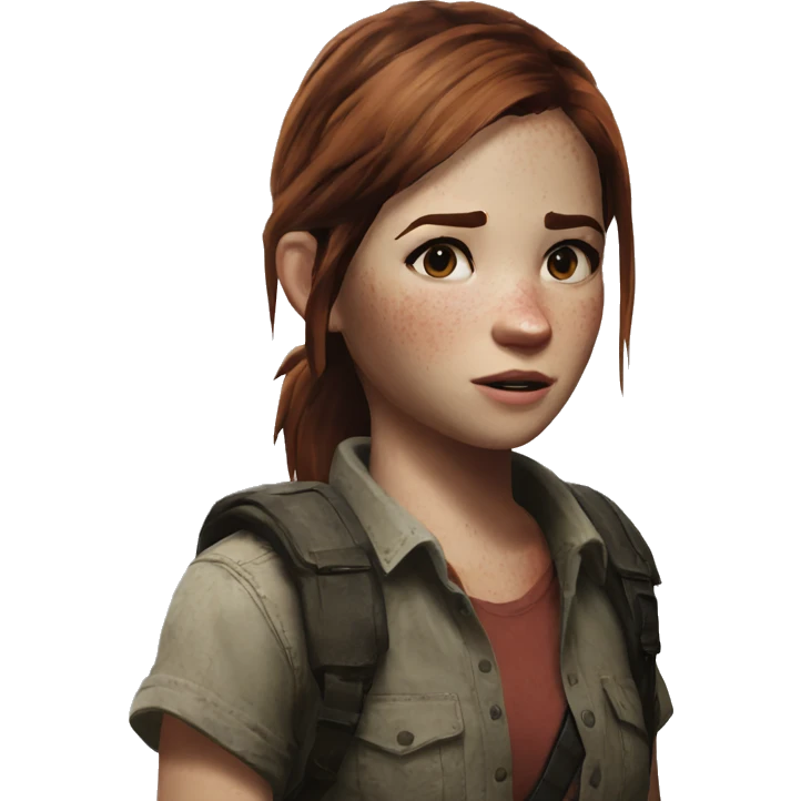 Ellie the last of us Little bit dezoom emoji