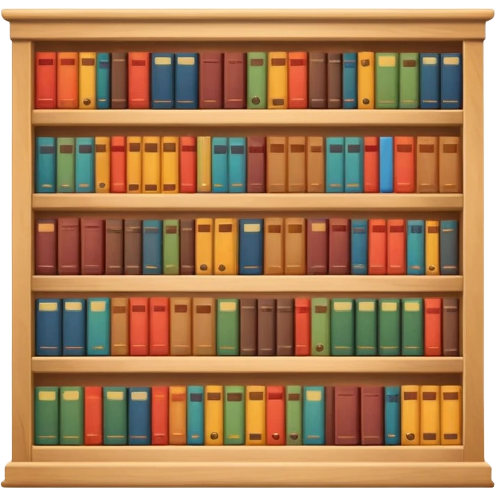 Bookshelf emoji