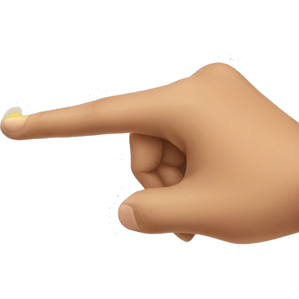 finger pointing to door emoji