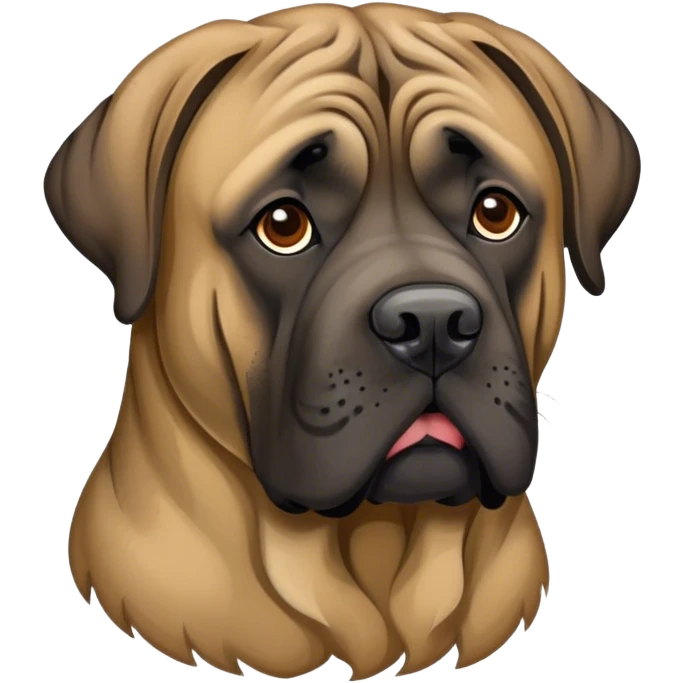 brindle english mastiff emoji