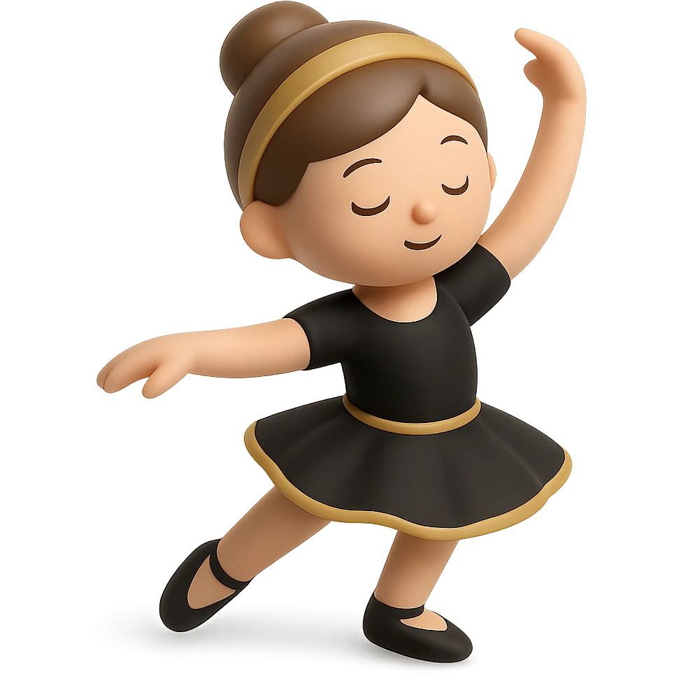 white baby girl dancer emoji