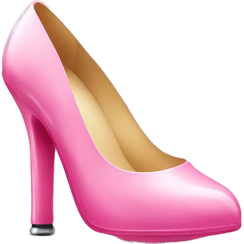 good girl pink heel perfume emoji
