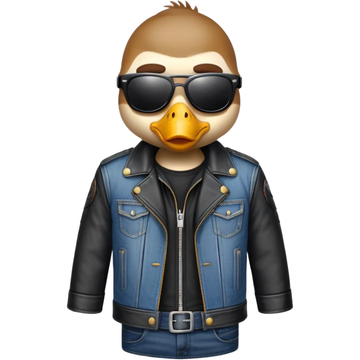 goose biker clothes emoji