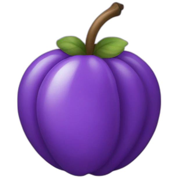 Fruit-violet emoji