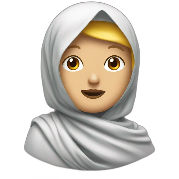 trump wearing a hijab emoji