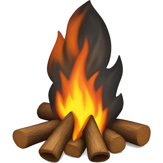 camp fire emoji