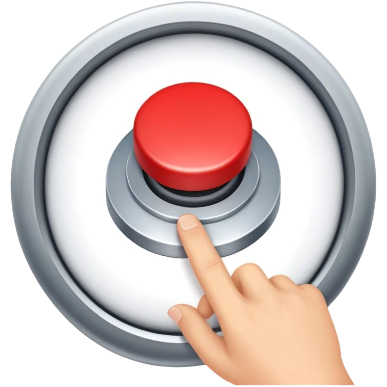 red button pressed emoji