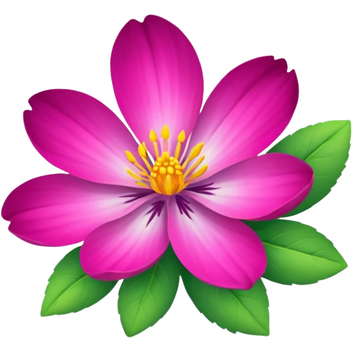 perennial. Transparent background emoji