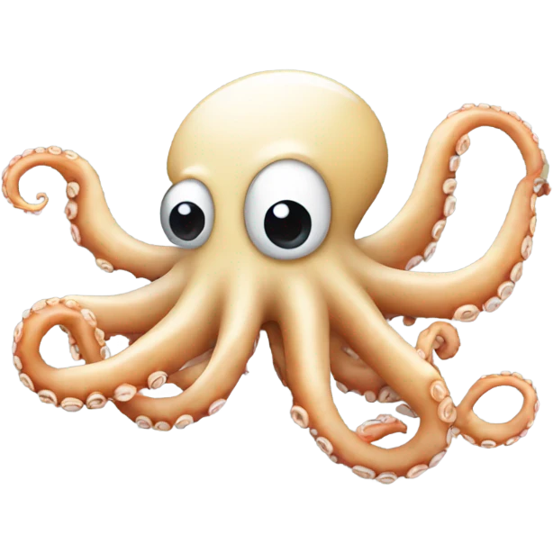 Octopus eating calamari emoji