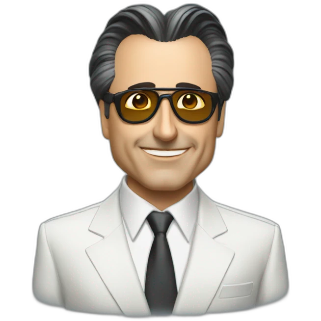Andy Garcia futuristic emoji