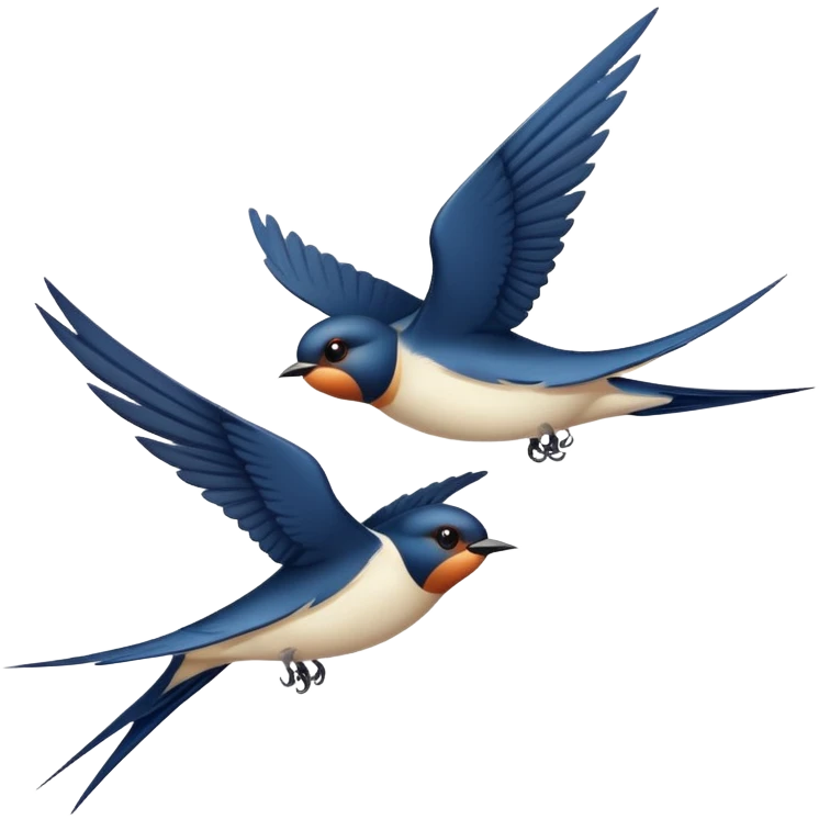 swallows fly swooping emoji