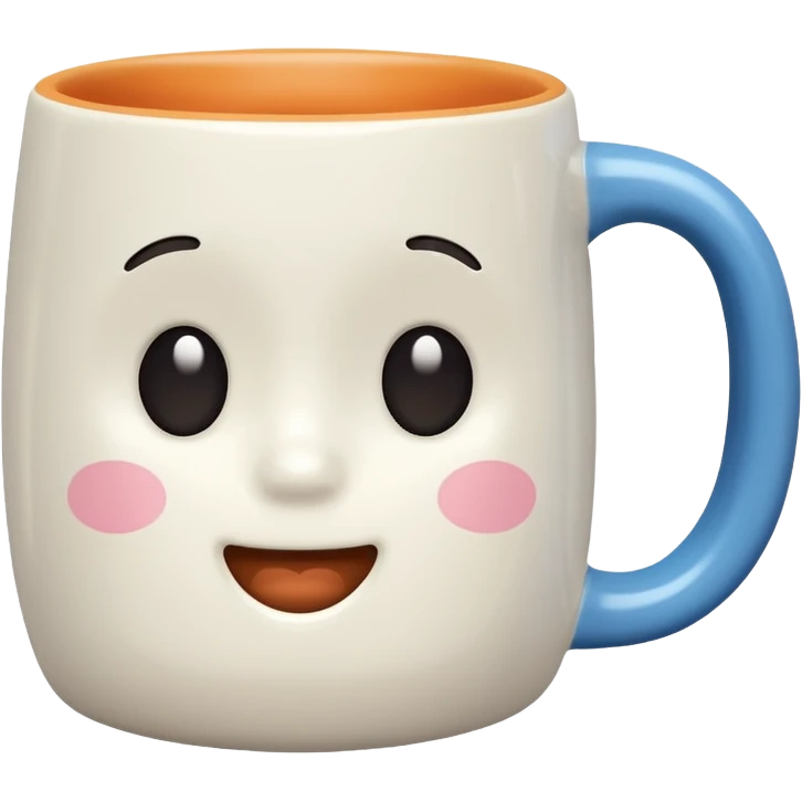cute mug simple emoji