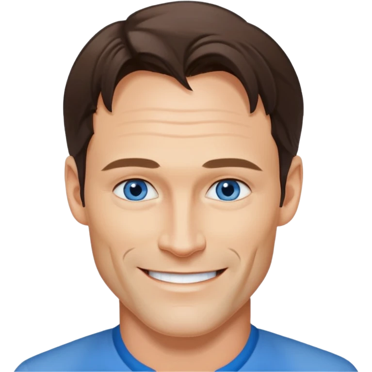 Stephen Moyer with blue eyes emoji