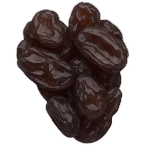 dried raisin emoji