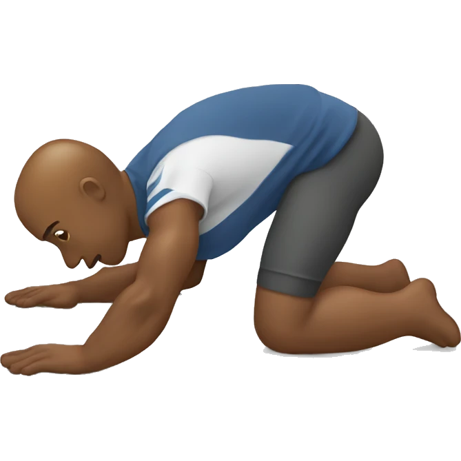 A human doing pushups  emoji