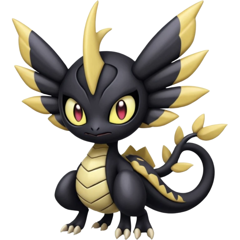 Spooky scary dark gloomy Meloetta-Giratina-Noibat-Pokémon-Fakémon-fusion-hybrid-creature emoji