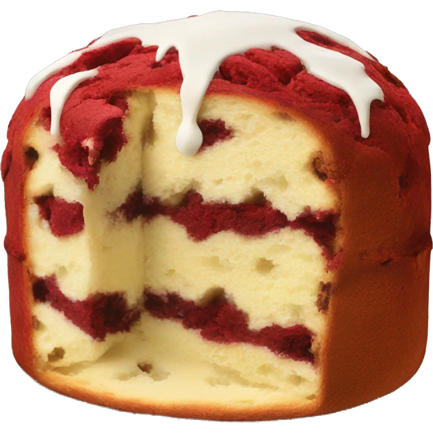 Red velvet panettone  emoji