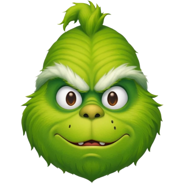 Christmas grinch emoji