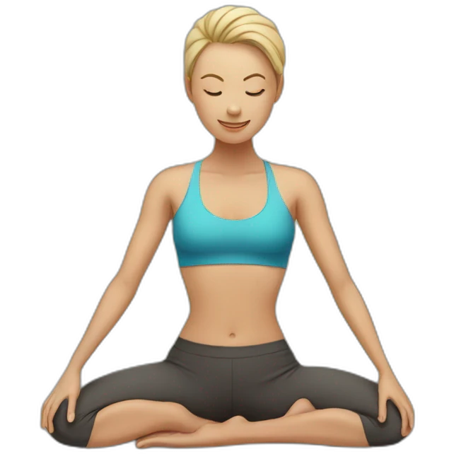yoga addict emoji