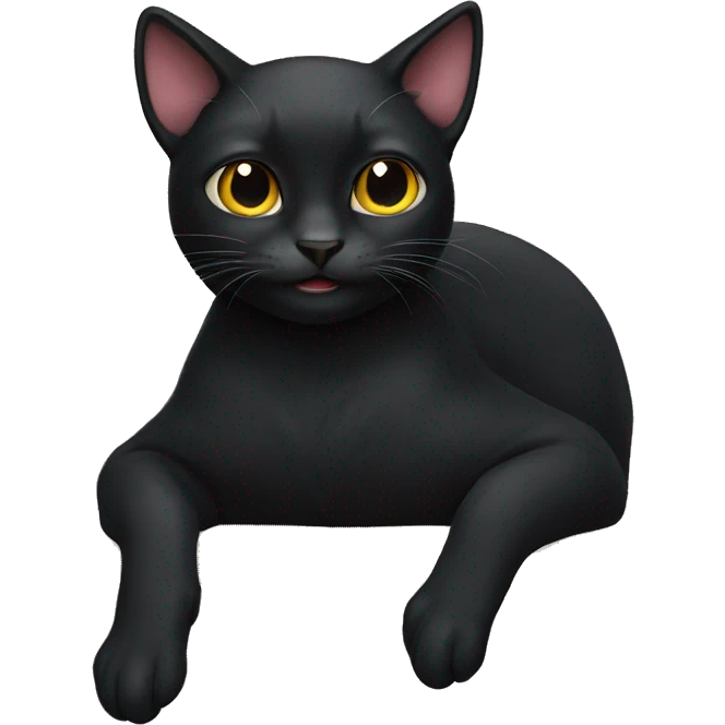 Black cat emoji