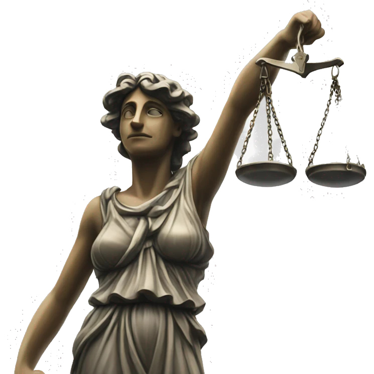 Justitia Statue  emoji