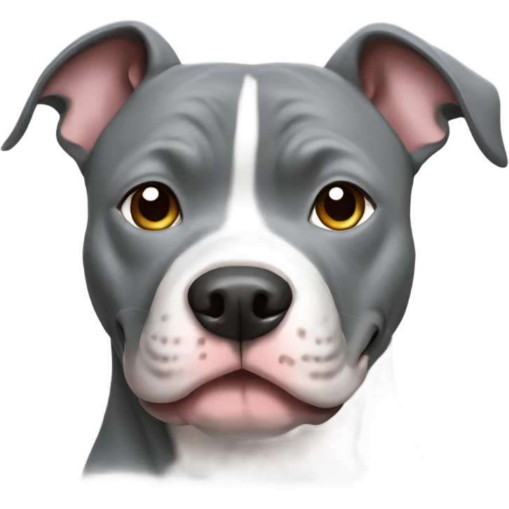 grey pitbull emoji